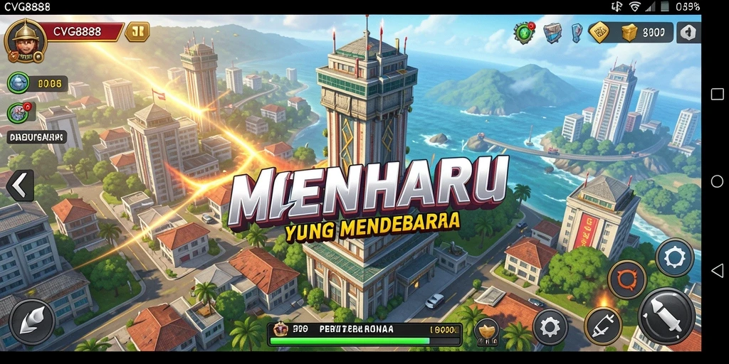 Gameplay seru dan strategi dalam CVG8888 Tower Defense.