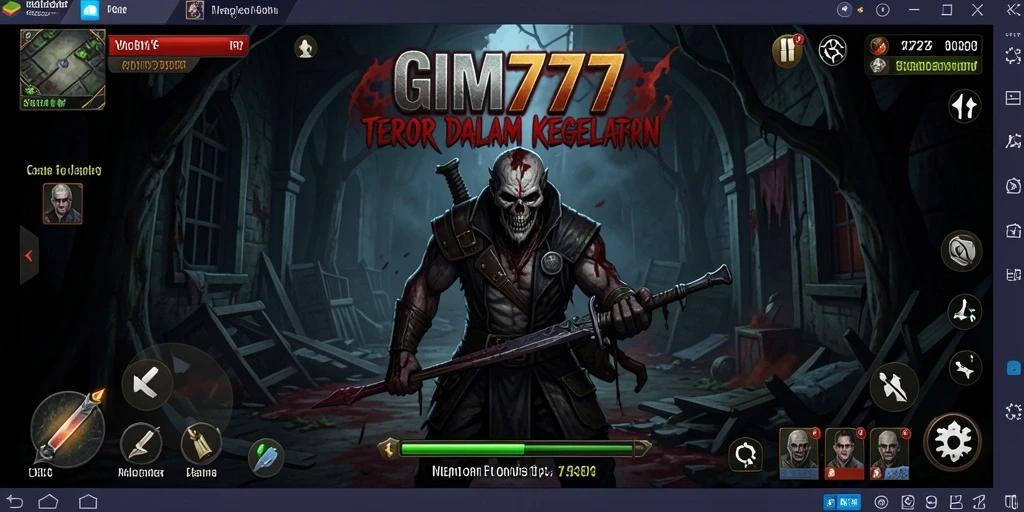 Screenshot GIM777 menampilkan momen mencekam dengan atmosfer horror yang tajam.