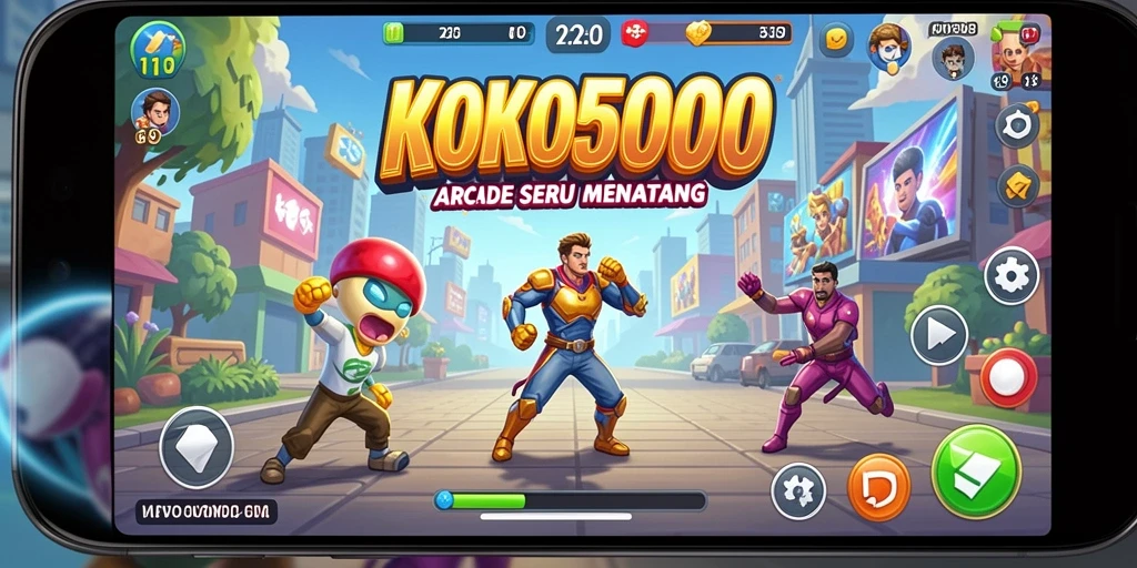 Tampilan menarik dari gameplay KOKO5000 yang penuh aksi.