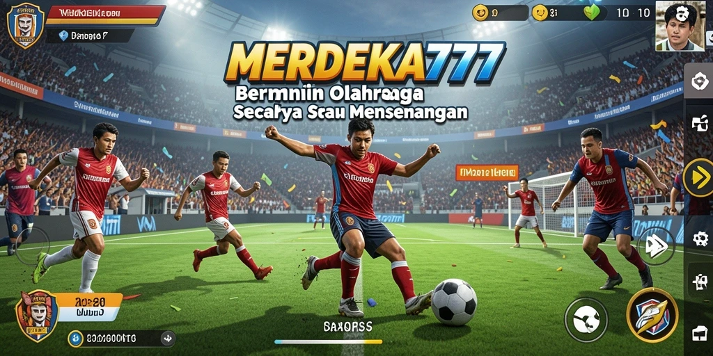 Tampilan gameplay yang seru dan interaktif di MERDEKA777.