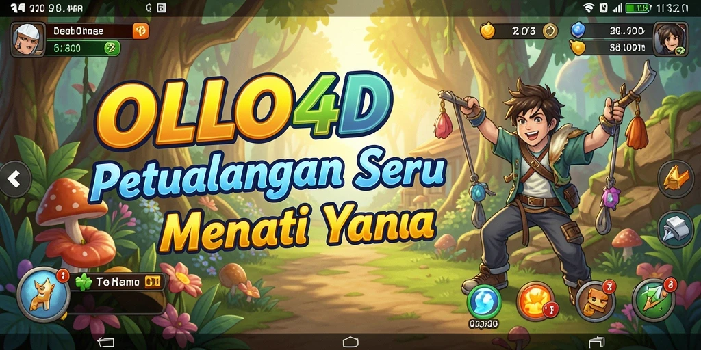 Tampilan gameplay OLLO4D yang penuh petualangan dan tantangan.