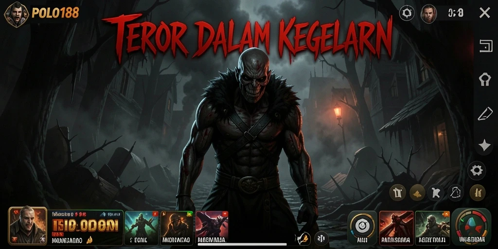 Screenshot menunjukkan gameplay menyeramkan dari POLO188.