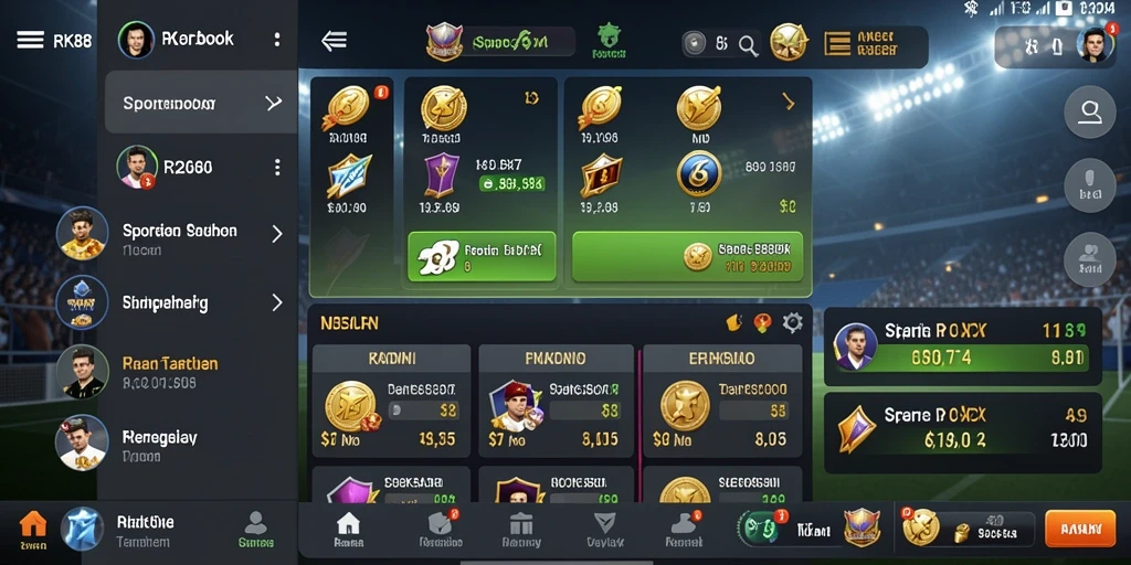 Tampilan gameplay RK88 yang menarik dan interaktif saat melakukan taruhan olahraga.