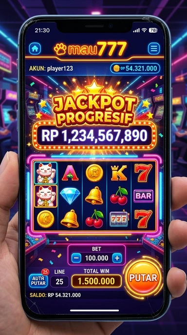 Pengguna sedang menjelajahi berbagai kategori di mau777.